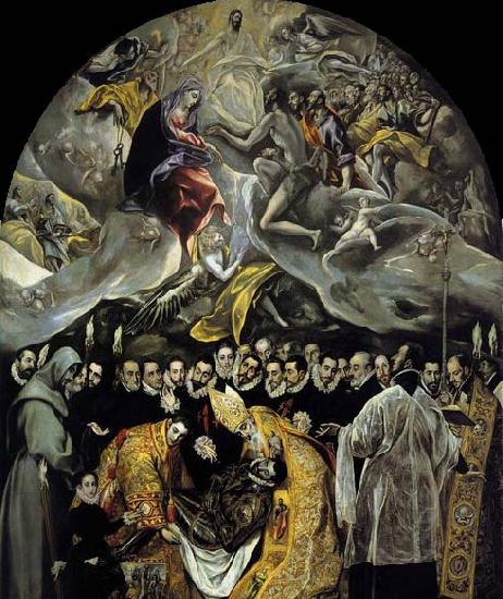 GRECO, El The Burial of the Count of Orgaz